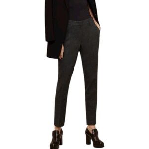 Aritzia Babaton Kendrick Pant Charcoal Grey Slim Straight Trouser Pants Size 8